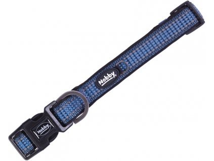 Reflexný obojok pre psov Nobby Kalea M-L v modrej farbe