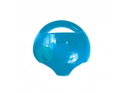 Interaktívna hračka pre psy z termoplastickej gumy s tenisovou loptičkou KONG® Jumbler M/L
