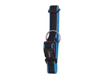 Neoprénový obojok pre psa Nobby pre obvod krku 40-55cm Mesh Preno M-L v svetlomodrej farbe