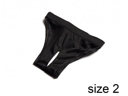 Nohavičky pre feny v období hárania veľkosti 2 v čiernej farbe Nobby DeLuxe