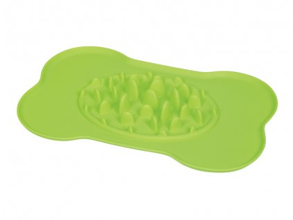 Protišmyková silikónová podložka pre psy s prekážkami Nobby na pomalé jedenie 41x27cm