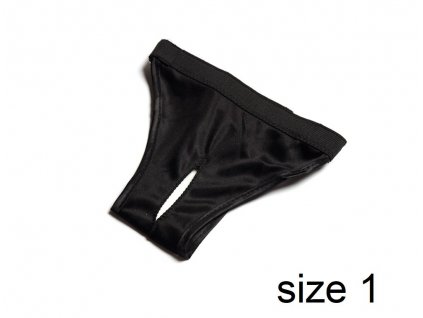 Nohavičky pre feny v období hárania veľkosti 1 v čiernej farbe Nobby DeLuxe