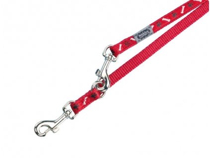Jednoduché flexibilné tréningové vodítko pre malé psy a šteniatka Nobby Mini XS 2m červená