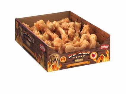 StarSnack Snack BBQ Chicken Bone 2,1 kg display: maškrta pre psy so sušeným kuracím mäsom