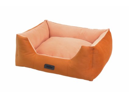 Nobby Cumba 60 x 48 x 19 cm karamel: obdĺžnikový pelech pre psov so zamatovým povrchom