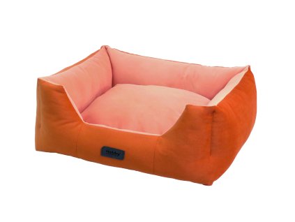Nobby Cumba 80 x 70 x 23 cm karamel: obdĺžnikový pelech pre psov so zamatovým povrchom