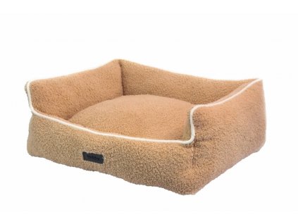 Nobby Cloudy 60 x 48 x 19 cm béžová: nadýchaný obdĺžnikový pelech pre psov