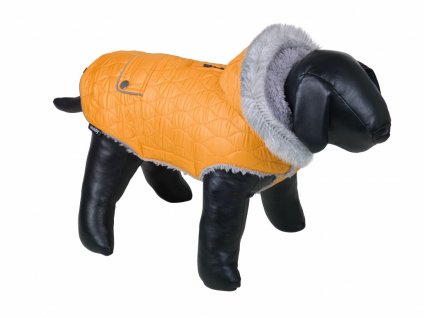 Nobby Polar 26 cm horčicová: kvalitná zimná bunda pre psov