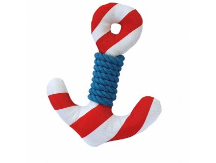 Nobby Kotva Floating 24,5 cm: plávajúca hračka pre psy s pískatkom a lanom