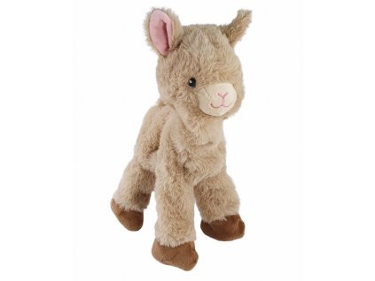 Nobby Plyšová alpaca s lanom 30 cm: roztomilá hračka pre stredne veľkých psov bez pískatka