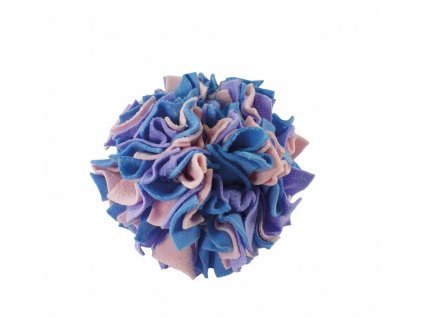 Nobby Colore Ø15 cm ružová/modrá: hlavolamová hračka pre psy a mačky - čmuchacia guľa