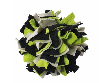 Nobby Colore Ø20 cm zelená/čierna/sivá: hlavolamová hračka pre psy a mačky - čmuchacia guľa