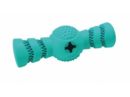 Nobby Gumená palica Dental Line 17,5 cm: žuvacia hračka s pískačom na podporu zdravia ústnej dutiny