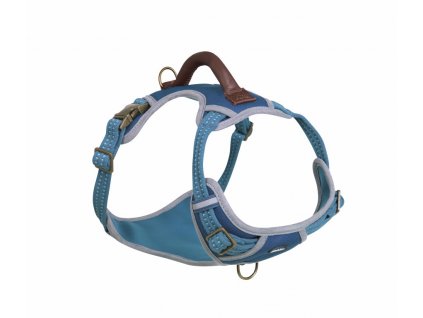 Nobby Sporty modrá S-M: ergonoický postroj s retro vzhľadom pre psov