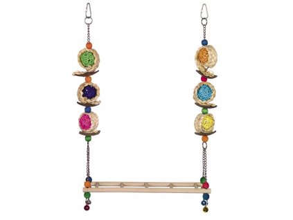 Hračka pre papagáje Nobby Rebríková hojdačka 43cm