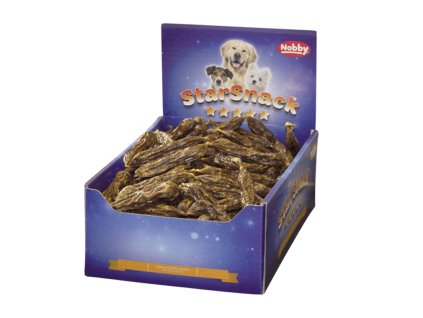 Neodolateľná pochúťka pre psov v tvare klobások z bravčových uší Nobby Starsnack Endless