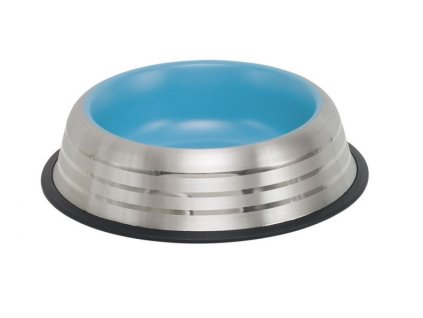 Nerezová miska  ROYAL STRIPE, protišmyková, modrá 1,7l