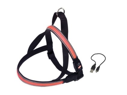 Svietiaci nórsky postroj "FLASH MESH"