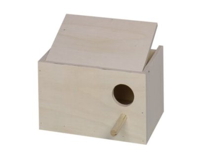 Búdka pre andulky a malé vtáky Nobby s otvorom vpravo 22x16x14cm R