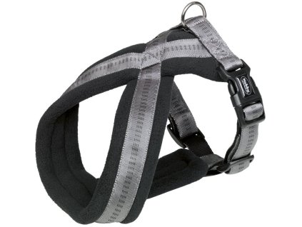 Postroj pre psy tvaru X polstrovaný mäkkým flísom pre obvod hrudníka 20-30cm Nobby Soft Grip Comfort
