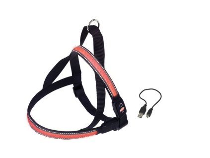 Svietiaci nórsky postroj "FLASH MESH"