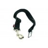 Pevný bezpečnostný pás pre psy do auta z nylonu od Nobby v čiernej farbe s dĺžkou od 49-78cm