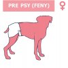 Špeciálne jednorazové plienky pre psy - feny Nobby L 12 ks