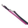Nastaviteľné kožené vodítko pre psov z kvalitnej hovädzej kože Nobby Pacific L-XL 2m fuchsia
