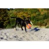 Skvelá lopta pre psov s ľahkým úchopom pre divokú hru Chuckit Kick Fetch S