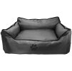 Pohodlný obdĺžnikový pelech Nobby Classic Reno pre psy z robustného nylonu 52x41x16cm čierna