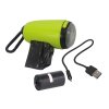 Pevný nylonový USB zásobník na vrecká na trus pre psov s LED baterkou a kovovou karabínou Nobby Tidy