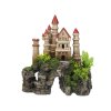Kvalitná dekorácia do všetkých typov akvárií Nobby Castle - hrad s rastlinami 20,3x9,3x21,7cm
