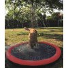 Kvalitný bazén/podložka pre psov s malými striekajúcimi otvormi Nobby Splash Pool Ø100cm červená