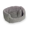 Oválne ležadlo, pelech pre psy a mačky vyrobené z kvalitného plyšu pre maximálne pohodlie Nobby Ceno