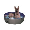 Kvalitný bazén pre psov s obalom na zakrytie Nobby Dog Pool Cover S Ø80x20cm sivá/modrá