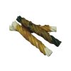 Pochúťka a odmena pre psy na čistenie zubov Nobby Chicken Twist 12,5cm 140g