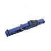 Nylonový obojok pre psa pre obvod krku 30-45cm Nobby Soft Grip S-M v modrej farbe