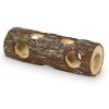 Drevená hračka pre hlodavce z prírodného dreva Nobby Woodland Tunel M ø7x20cm