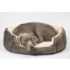 Oválne ležadlo, pelech pre psy a mačky vyrobené z kvalitného plyšu pre maximálne pohodlie Nobby Ceno
