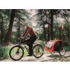 Stabilný príves na bicykel na prevoz psov a mačiek na cesty a na túry Nobby Senlima S do 15kg
