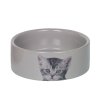 Keramická miska pre mačky na vodu a krmivo Nobby Cute 250ml