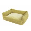 Nobby Kirek 75 x 60 x 23 cm limeta: obdĺžniková posteľ pre psy s menčestrovým povrchom