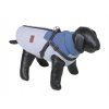 Nobby Jona 2v1 23 cm svetlomodrá/modrá: kabát pre psy s integrovaným reflexným postrojom