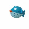 Nobby Puffer fish Floating 16,5 cm: plávajúca hračka pre psy s pískatkom