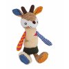 Nobby Patchwork display 12 ks: plyšové zvieratá pre psy s pískatkom 12 ks, 4 druhy