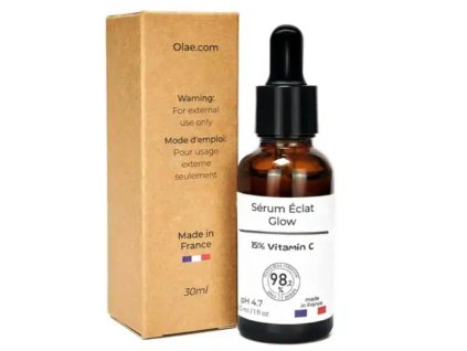 Vitamín C 15% Sérum - (kyselina ethylaskorbová) OLAE Přírodní francouzská kosmetika s vědeckým přístupem