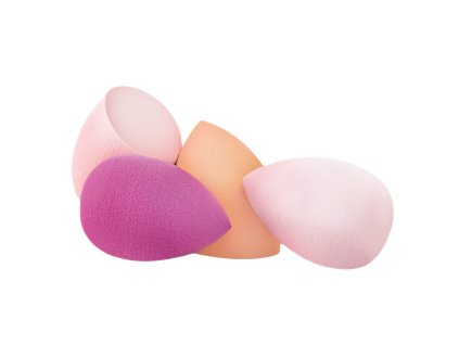 Sada 4 houbiček na make-up + stojánek