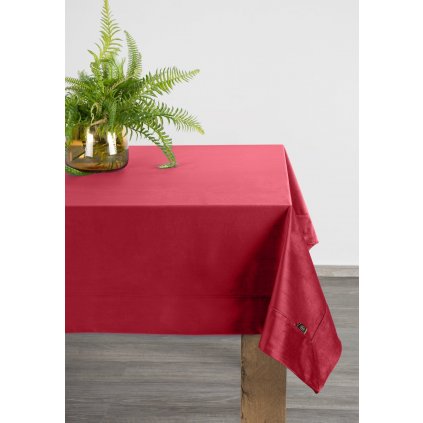 UBRUS VELVET 145X180 CM BORDOVÝ
