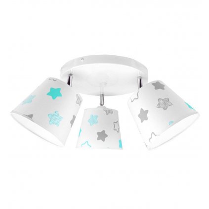 lampa sufitowa dzieciecy zyrandol z abazurami regulowany