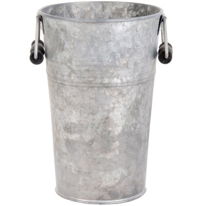 Kovová váza Bucket 16x14x21 cm